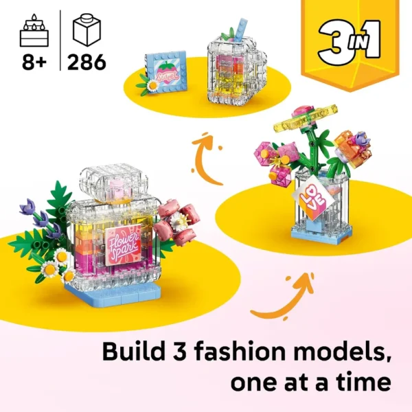 b0g2t5t2bp_1.webp LEGO BOTELLA DE PERFUME DECORATIVA FLORAL CREATOR 3 IN 1 31383