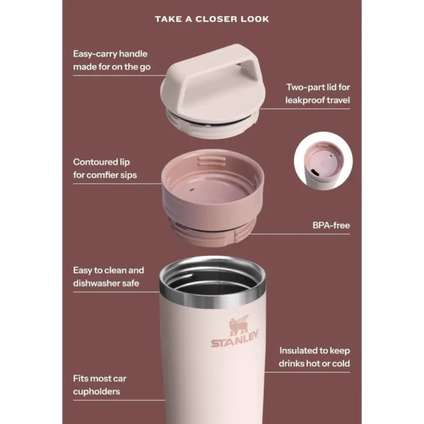 STANLEY CAFÉ TO GO TAZA TÉRMICA 16 OZ / 473 ML | DAFFODIL