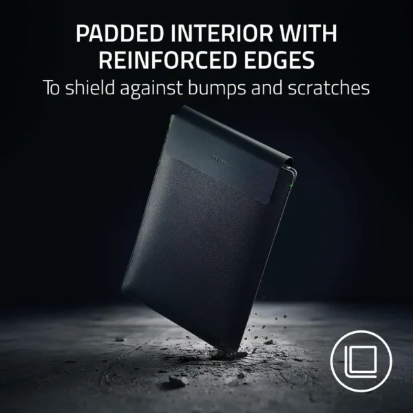 FUNDA PARA LAPTOP RAZER 16" CON CARGA INALÁMBRICA| NEGRA