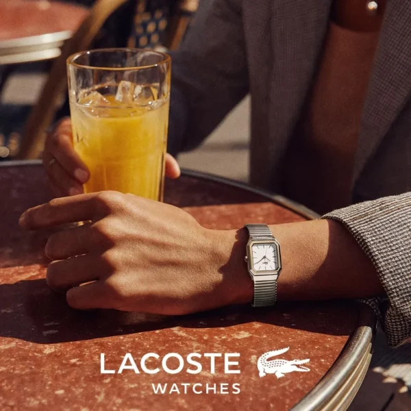 RELOJ LACOSTE RENE 23 MM MALLA MUJER - Silver