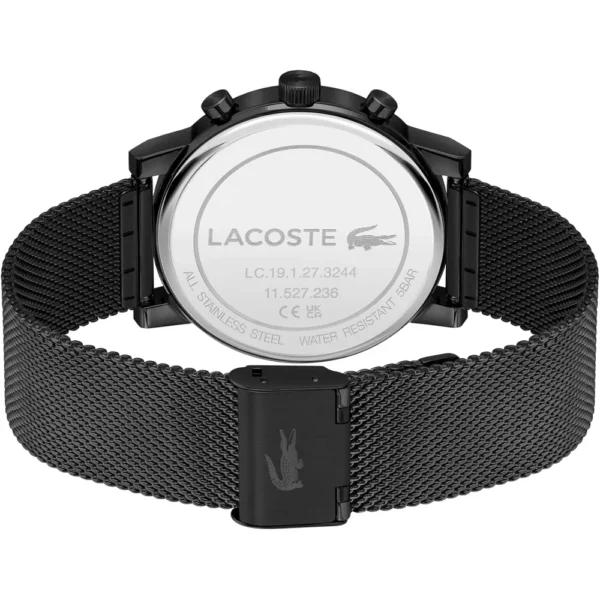 RELOJ LACOSTE REPLAY BRAZALETE DE MALLA 43 MM HOMBRE - Negro Brillante