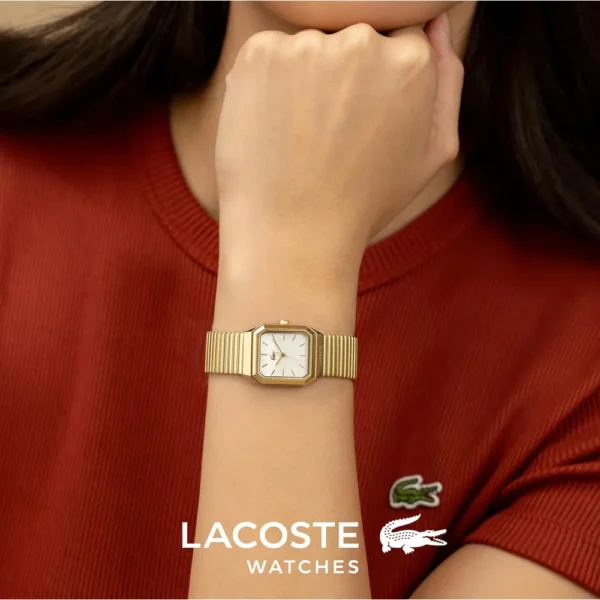RELOJ LACOSTE RENE 23 MM MALLA MUJER - Gold