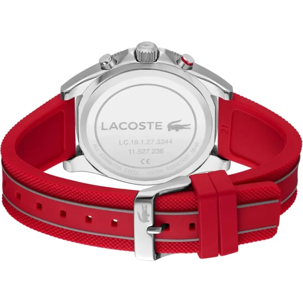 RELOJ LACOSTE MAINSAIL CRONÓGRAFO CLÁSICO 43 MM HOMBRE - Rojo