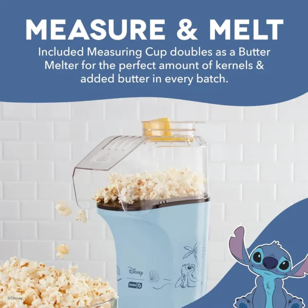 MÁQUINA DE PALOMITAS DISNEY DASH STITCH FRESH POP | 16 TAZAS