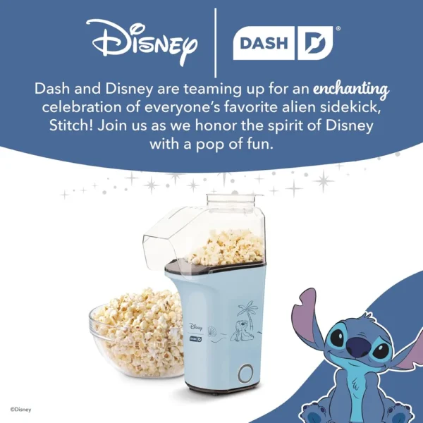 MÁQUINA DE PALOMITAS DISNEY DASH STITCH FRESH POP | 16 TAZAS
