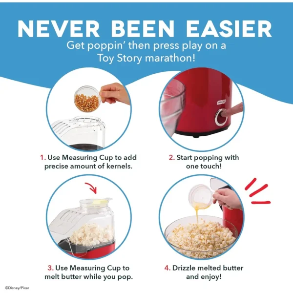 MÁQUINA DE PALOMITAS DISNEY DASH TOY STORY FRESH POP | 16 TAZAS