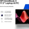 LAPTOP HP OMNIBOOK 3 17.3″ INTEL ULTRA 5 8GB 512GB | PLATA GLACIAR