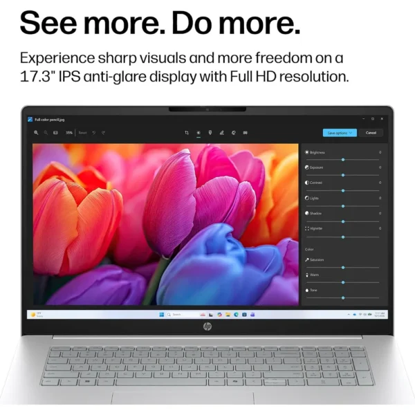 LAPTOP HP OMNIBOOK 3 17.3″ INTEL ULTRA 5 8GB 512GB | PLATA GLACIAR