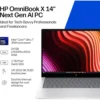 LAPTOP HP OMNIBOOK X 14″ INTEL ULTRA 7 24GB 1TB | PLATA GLACIAR