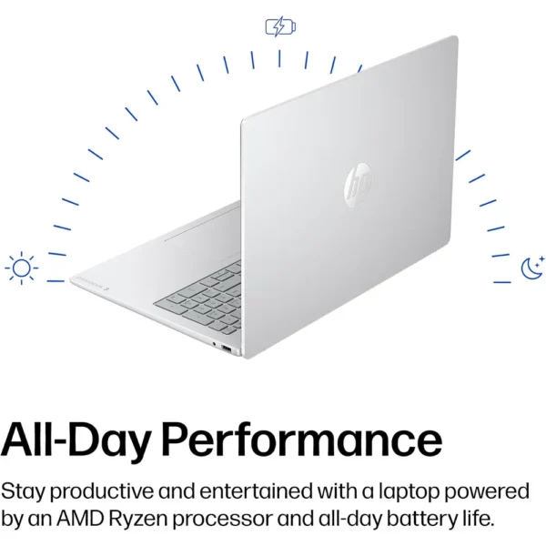 LAPTOP HP OMNIBOOK 3 16″ RYZEN 5 8GB 512GB | PLATA GLACIAR
