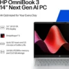 LAPTOP HP OMNIBOOK 3 14″ SNAPDRAGON X 16GB 512GB | PLATA GLACIAR
