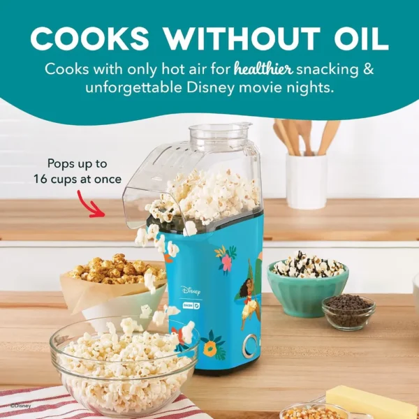 MÁQUINA DE PALOMITAS DISNEY DASH MOANA FRESH POP | 16 TAZAS