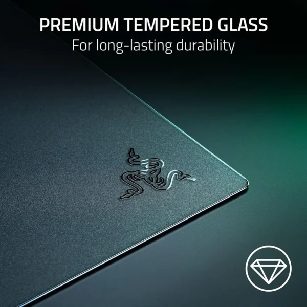 ALFOMBRILLA GAMER RAZER ATLAS PRO CRISTAL TEMPLADO | NEGRA