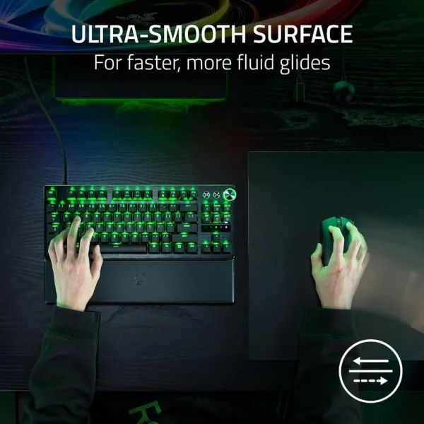 ALFOMBRILLA GAMER RAZER ATLAS PRO CRISTAL TEMPLADO | NEGRA