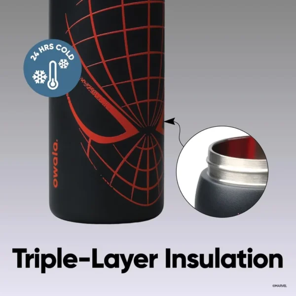 OWALA FREESIP BOTELLA DE AGUA MARVEL 32 OZ / 946 ML | SPIDER-MAN