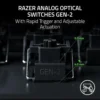 TECLADO ALÁMBRICO GAMER RAZER HUNTSMAN V3 TKL ANALÓGICO ÓPTICO| NEGRA
