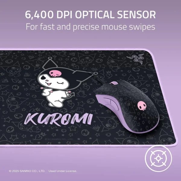 MOUSE GAMER RAZER DEATHADDER ESSENTIAL KUROMI| NEGRA