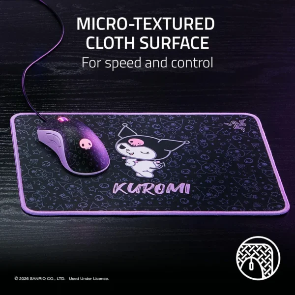 ALFOMBRILLA GAMER RAZER GOLIATHUS MEDIUM KUROMI| NEGRA