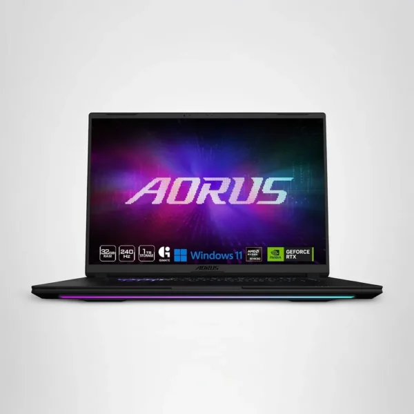 LAPTOP GIGABYTE AORUS MASTER 16 GEN 2 16″ RYZEN 9 RTX 5080 32GB 1TB | NEGRO 5°