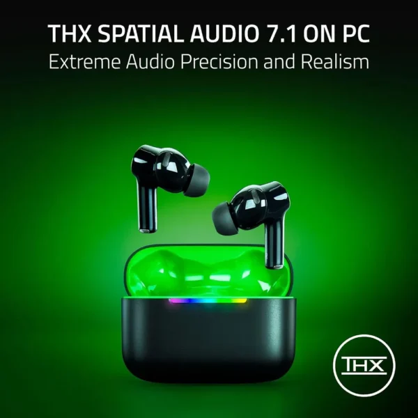AUDÍFONOS GAMER INALÁMBRICOS RAZER HAMMERHEAD V3 X XBOX| NEGRA