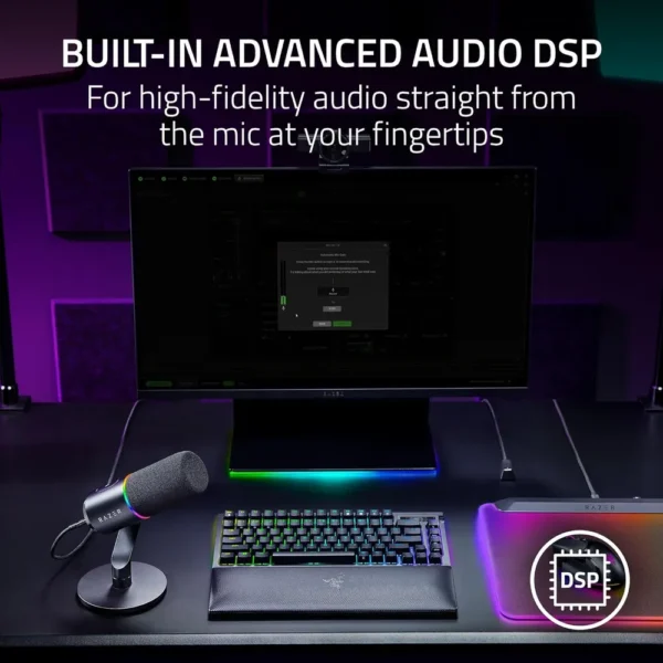 MICRÓFONO RAZER SEIREN V3 PRO USB-C / XLR| NEGRA