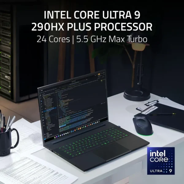 LAPTOP RAZER BLADE 18 18" INTEL ULTRA 9 RTX 5090 32GB 2TB | NEGRO