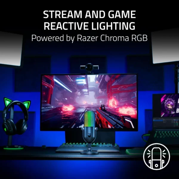 MICRÓFONO RAZER SEIREN V3 CHROMA USB-C| ROSA