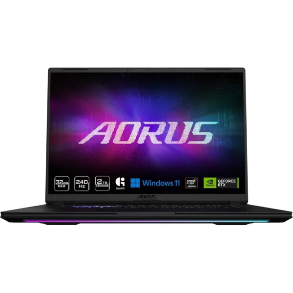 LAPTOP GIGABYTE AORUS MASTER 16 GEN 2 16″ RYZEN 9 RTX 5090 32GB 2TB | NEGRO 5°