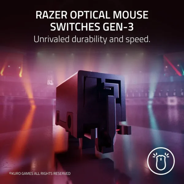 MOUSE GAMER INALÁMBRICO RAZER VIPER V3 PRO SE STORM WAVES| NEGRA