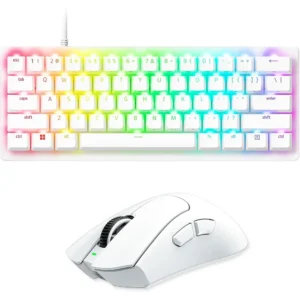 COMBO GAMER RAZER HUNTSMAN V3 PRO MINI + DEATHADDER V4 PRO |BLANCO