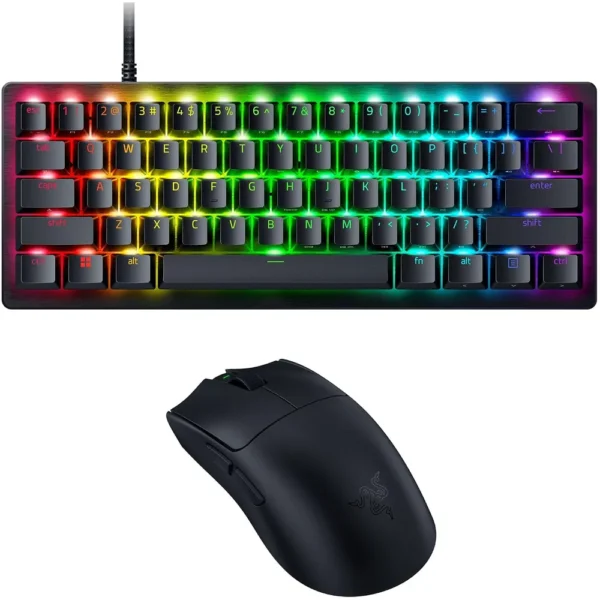 COMBO GAMER RAZER VIPER V4 PRO + HUNTSMAN V3 PRO MINI | NEGRA