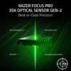 COMBO GAMER RAZER BASILISK V3 PRO 35K + FIREFLY V2 PRO| GHOST GREEN