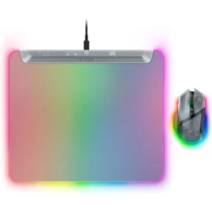 COMBO GAMER RAZER BASILISK V3 PRO 35K + FIREFLY V2 PRO| GHOST WHITE