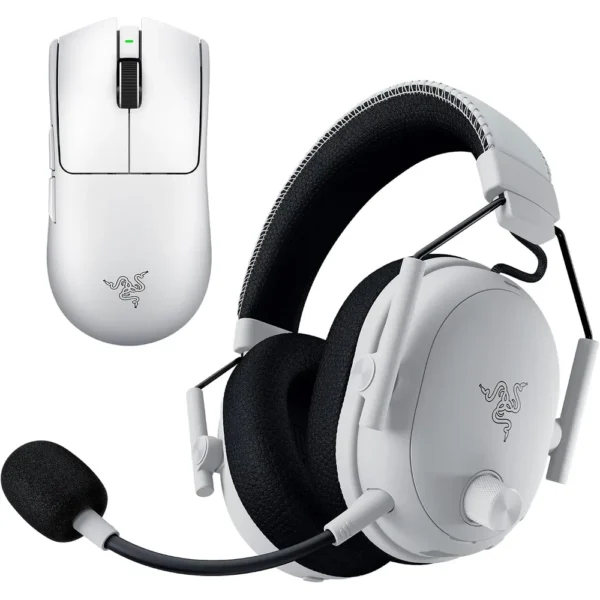 COMBO GAMER RAZER BLACKSHARK V3 PRO + VIPER V4 PRO |BLANCO