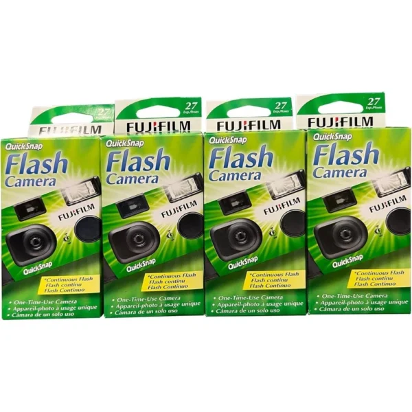 CÁMARA DESECHABLE FUJIFILM QUICKSNAP FLASH 400 35MM - PACK 4 PZS