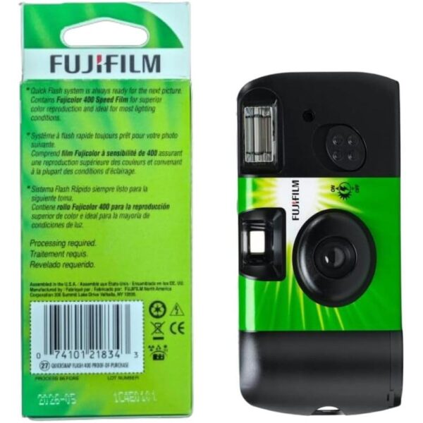 CÁMARA DESECHABLE FUJIFILM QUICKSNAP FLASH 400 35MM - PACK 4 PZS