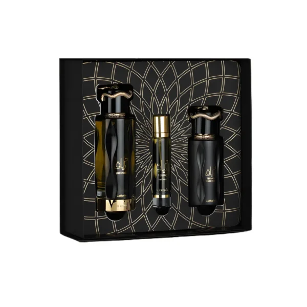 skucfb0dngvfjbp_0_webp.webp SET DE PERFUME LATTAFA TERIAQ INTENSE UNISEX 3PZS EDP