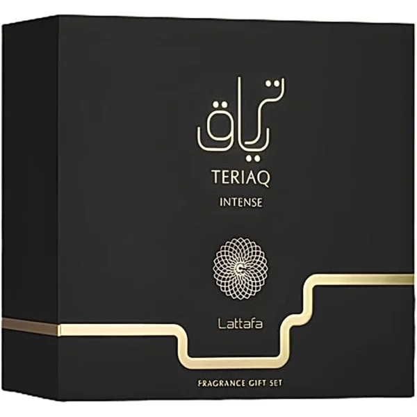 skucfb0dngvfjbp_2_20260824_180907_150.webp SET DE PERFUME LATTAFA TERIAQ INTENSE UNISEX 3PZS EDP
