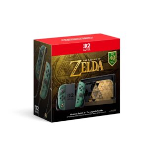 CONSOLA NINTENDO SWITCH 2 THE LEGEND OF ZELDA – EDICIÓN 40 ANIVERSARIO