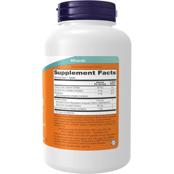 b00028m04y_2.webp SÍLICE NOW FOODS COMPLEX CON EXTRACTO DE COLA DE CABALLO 180 TABLETAS