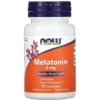 MELATONINA NOW FOODS 3 MG 90 PASTILLAS | PACK 2