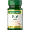 VITAMINA B6 NATURE'S BOUNTY 100 MG 100 TABLETAS