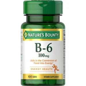 b0006nioja_1.webp VITAMINA B6 NATURE'S BOUNTY 100 MG 100 TABLETAS