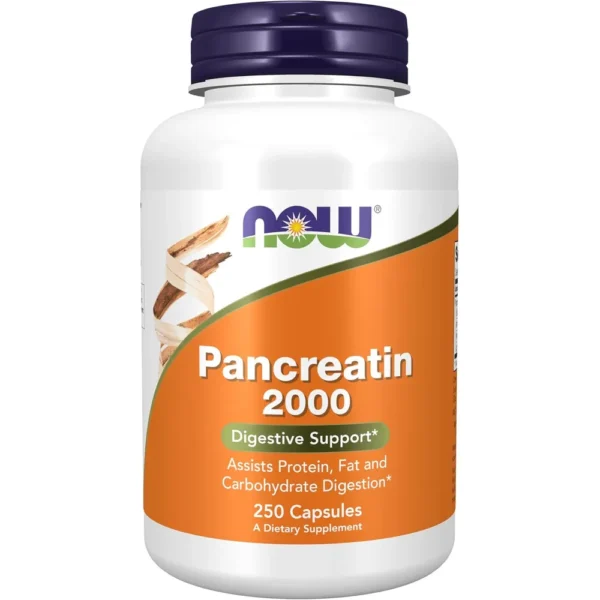 b000776kk0_0.webp PANCREATINA 2000 NOW FOODS 250 CÁPSULAS