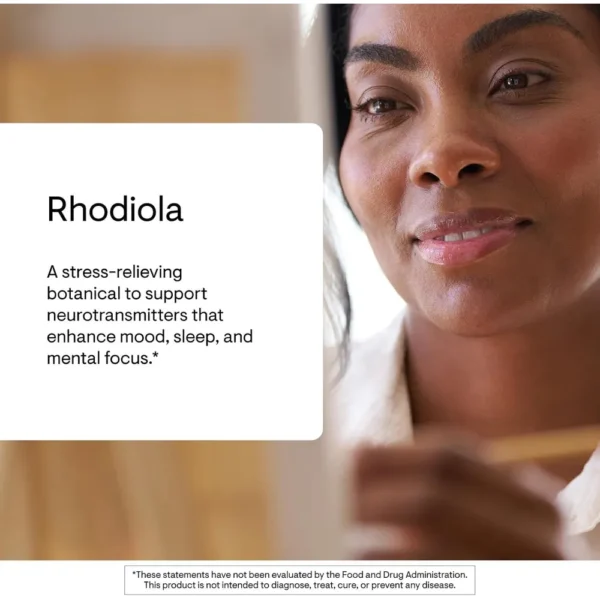RHODIOLA THORNE 100 MG 60 CÁPSULAS