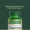 MAGNESIO NATURE'S BOUNTY 500 MG 100 TABLETAS