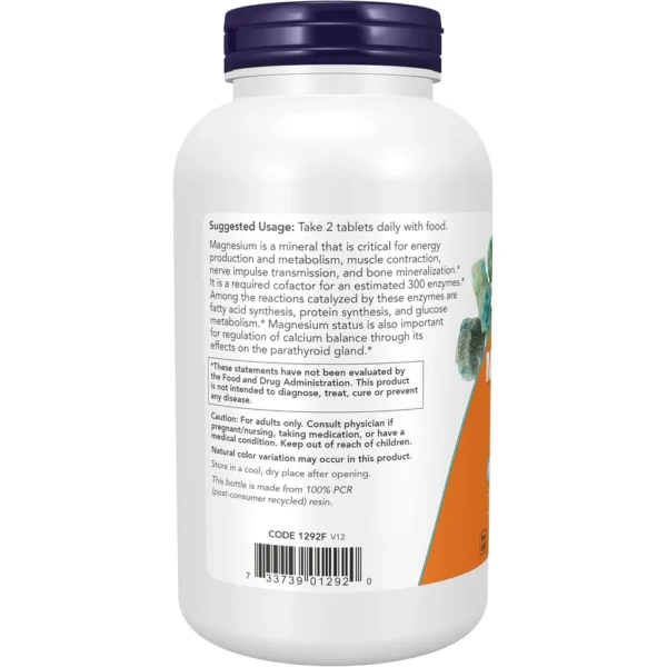 b000bv1o26_3.webp CITRATO DE MAGNESIO NOW FOODS 200 MG 250 TABLETAS