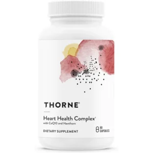 HEART HEALTH COMPLEX THORNE COQ10 + TAURINA + ESPINO BLANCO 90 CÁPSULAS