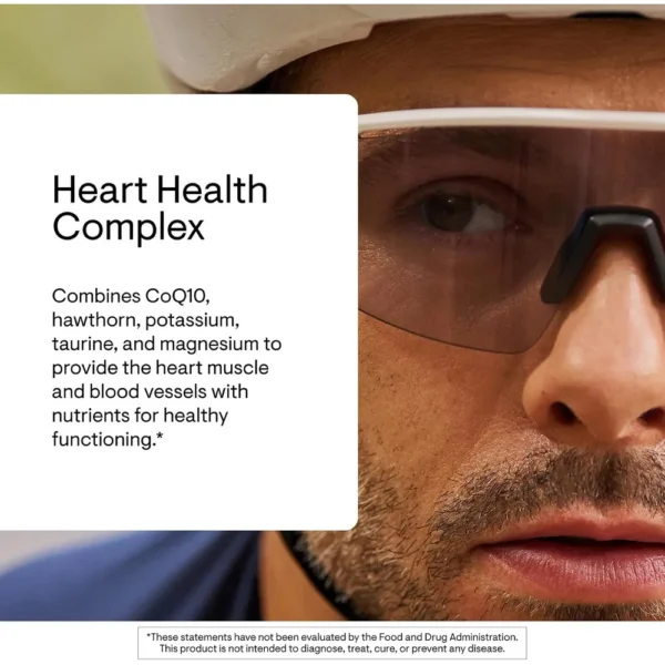 HEART HEALTH COMPLEX THORNE COQ10 + TAURINA + ESPINO BLANCO 90 CÁPSULAS
