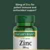 ZINC NATURE'S BOUNTY 50 MG 100 TABLETAS